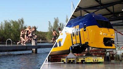 Dit was Nederland vandaag: hitte in het land en nieuwe trein
