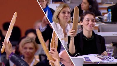 Fransen zwaaien met baguettes bij benoeming werelderfgoed
