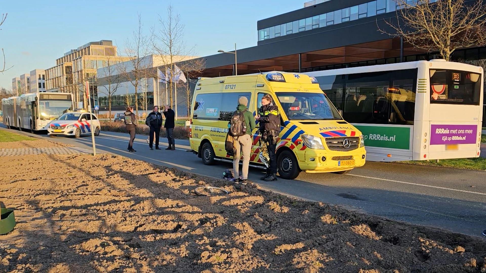 Fietser Ernstig Gewond Door Aanrijding Lijnbus In Wageningen