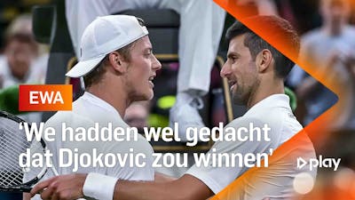 Djokovic was net een maatje te groot voor Tim van Rijthoven