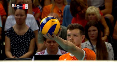 Nederland uitgeschakeld tijdens het EK volleybal