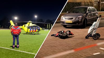 Voetganger komt onder auto en raakt zwaargewond in Apeldoorn
