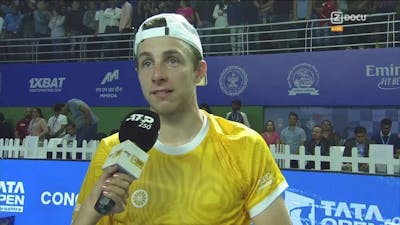 Interview Griekspoor na ATP Pune winst