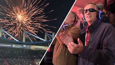 Blinde Willem II-fan John geniet op deze manier van voetbal
