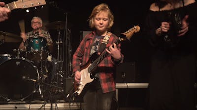 Scheldeblues viert jubileum met 10-jarige gastmuzikant