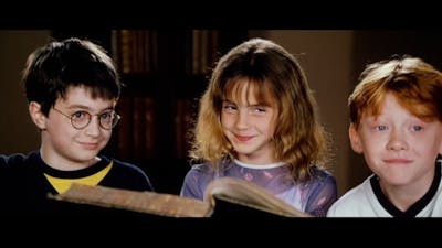 De eerste screentest van Harry Potter, Hermelien en Ron