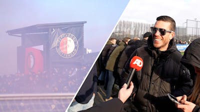 Feyenoord bereidt zich voor op Klassieker, fans kijken mee