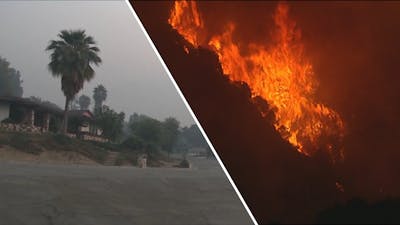 Inwoners Californië moeten vluchten voor bosbrand