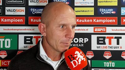 Trainer Willem II: 'Wedstrijd is bizar verlopen'
