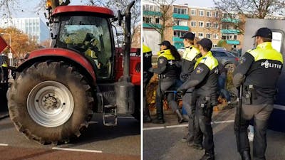 Tóch weer boerenprotest in Zwolle, ME en politie paraat