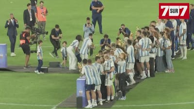 L'Argentine fête son titre avec émotion