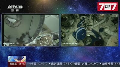 Les astronautes chinois atteignent la station Tiangong