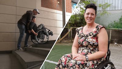 'Gehalveerde' Wendy (44) haalt levenslust uit rolstoelles