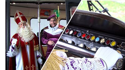 Sint komt naar eigen intocht in Den Haag met de tram