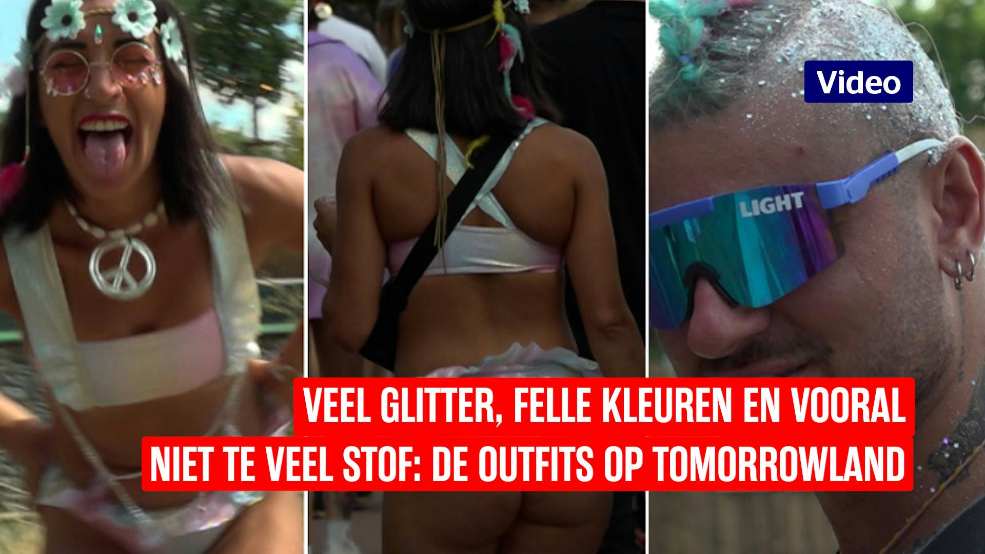 Outfits op TML: Glitter, veel kleur en een vleugje bloot