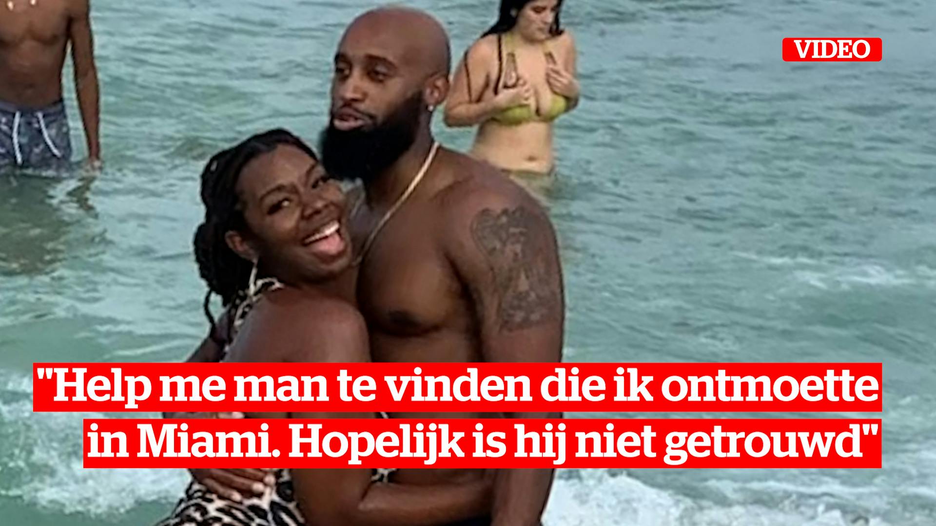 Vrouw zoekt man met wie ze flirtte, maar vindt zijn vrouw