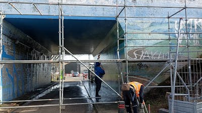 Unieke muurschildering in Westervoort wordt in ere hersteld