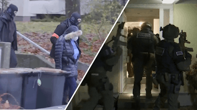 Duitse politie valt huis van extreemrechtse groep binnen