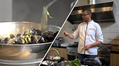 Achterhoekse koks krijgen mosselkookles van Zeeuwse chef