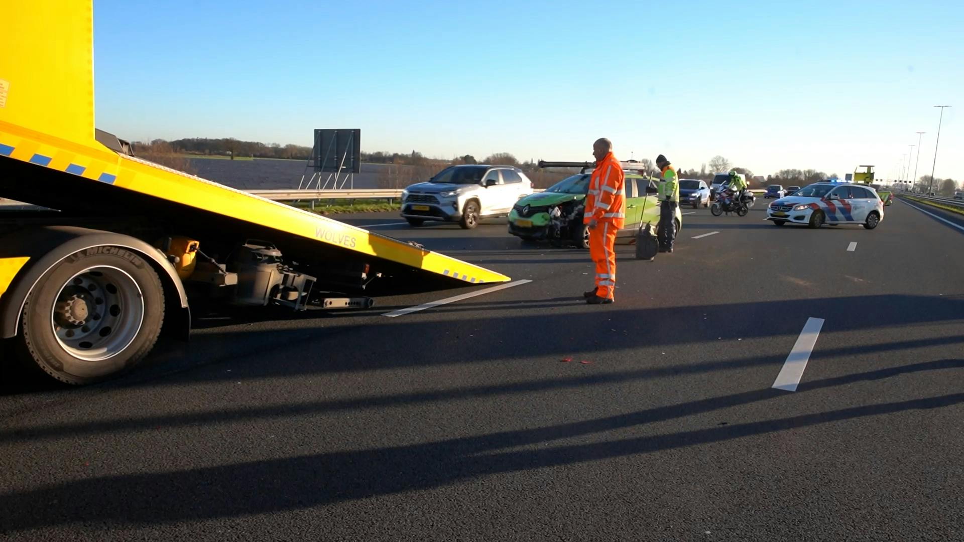 Ongeval Bij Twello: Flinke File En Vertraging Op A1