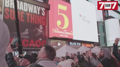 Ronaldo prend le contrôle de Times Square à New York