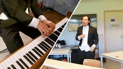 Bilthovense Xavier bereidt thuisstad voor  op pianoconcert