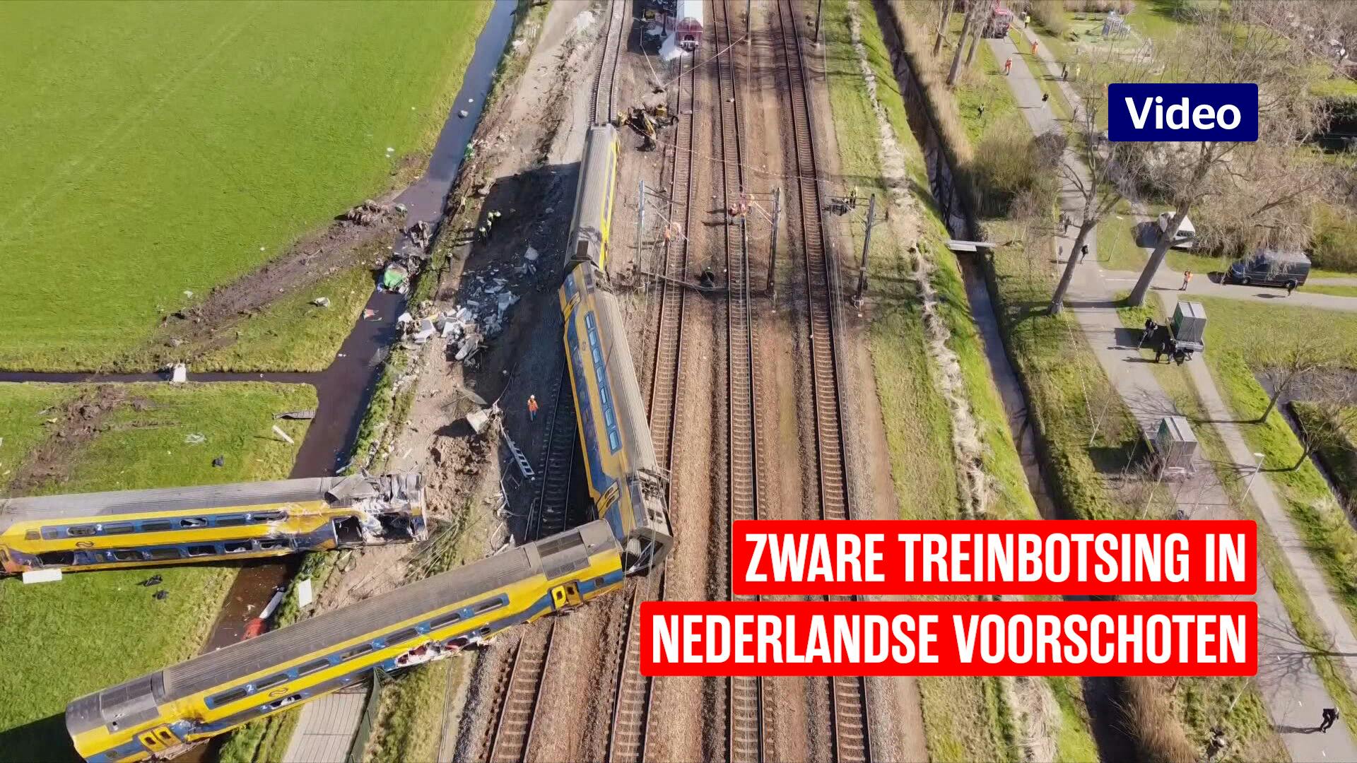 Zware Treinbotsing In Nederlandse Voorschoten