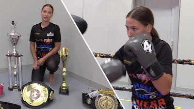 Selina (15) is nu al meervoudig kampioen kickboksen