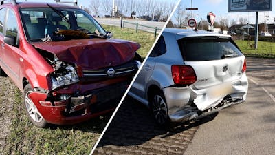 Twee gewonden door botsing in Enspijk, auto's total loss