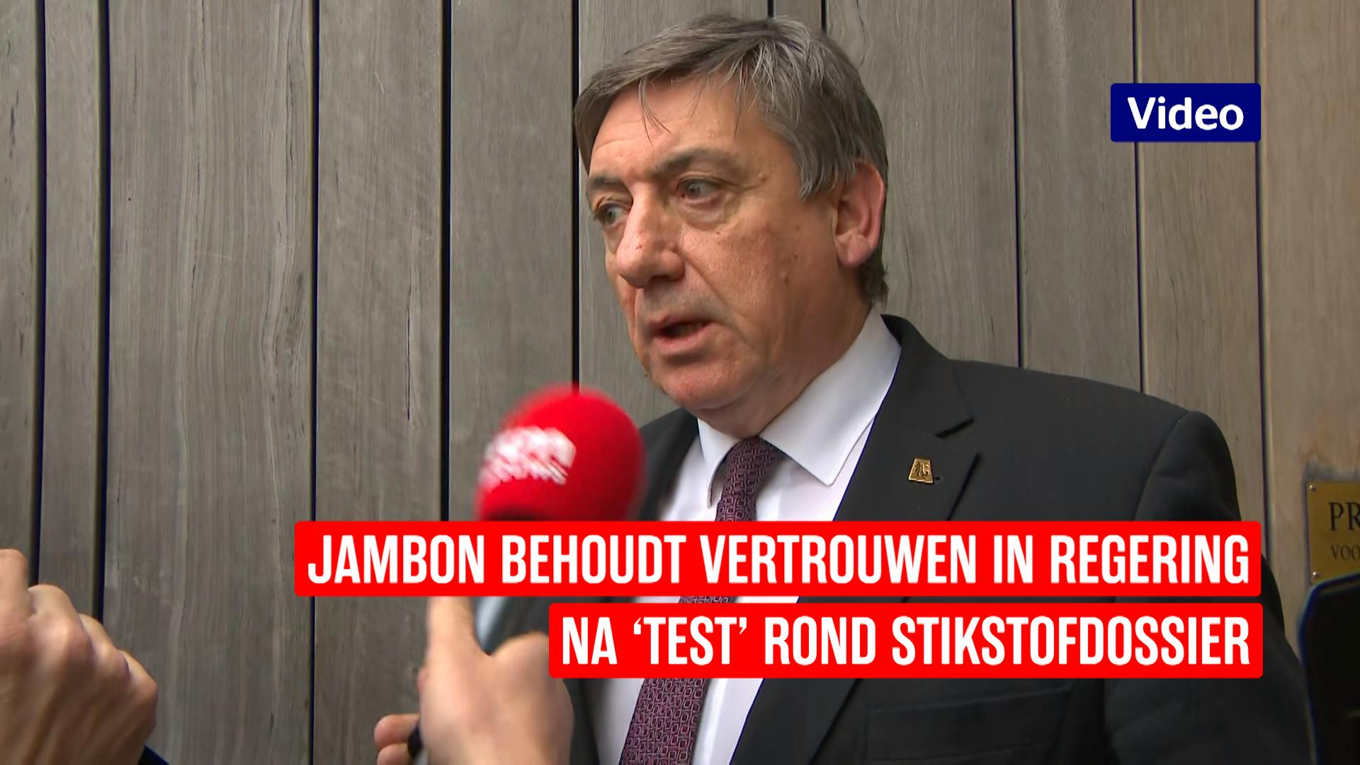 Crisisberaad Vlaamse Regering: Reactie Jan Jambon (N-VA)