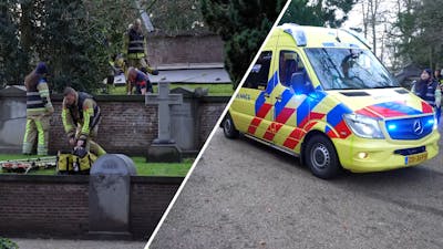 Vrouw valt in metersdiepe put op begraafplaats in Utrecht