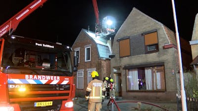 Brandweer in actie voor schoorsteenbrand in Sluiskil