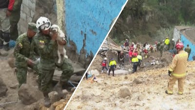 Doden, vermisten en daklozen na aardverschuiving Ecuador