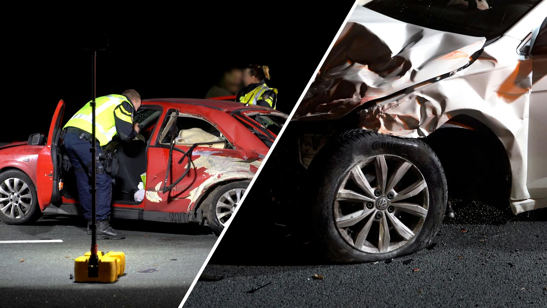 Vijf Gewonden En A1 Deels Afgesloten Na Zwaar Ongeluk