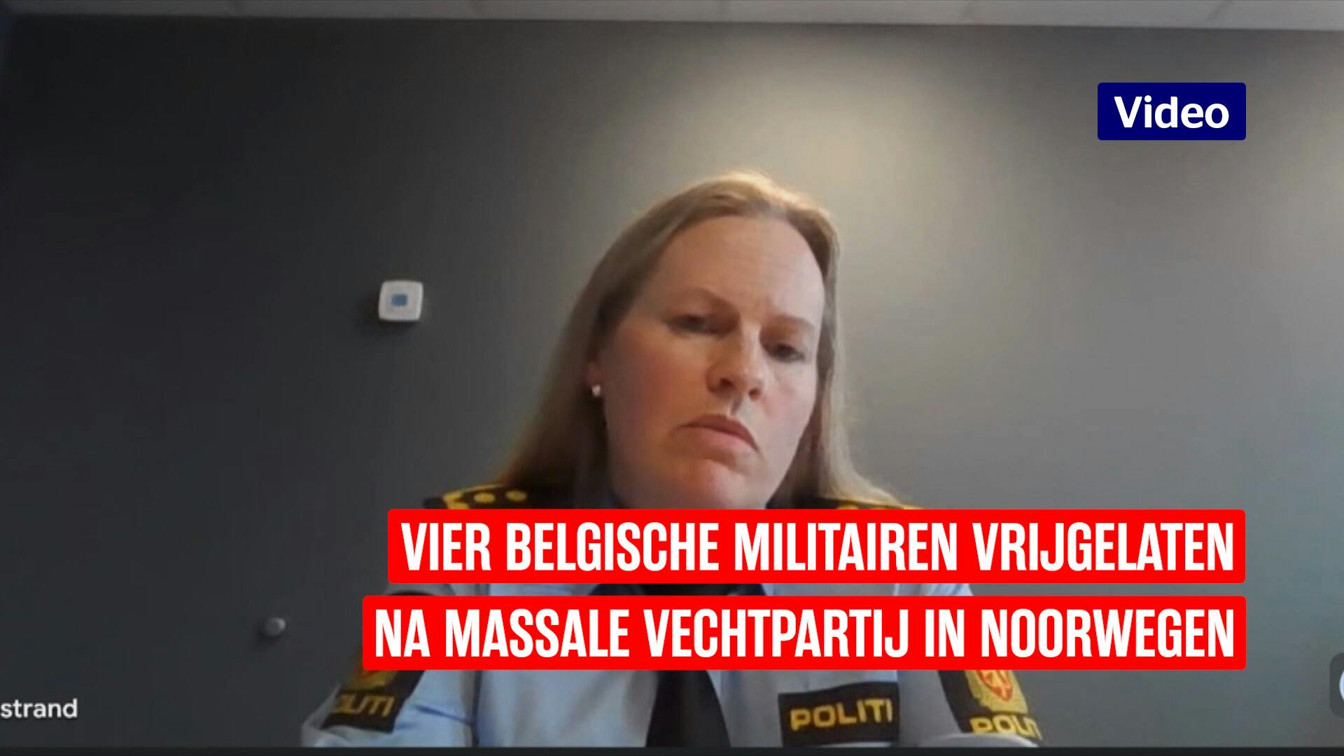 Belgische Militairen Vrijgela­ten Na Vechtpar­tij Noorwegen