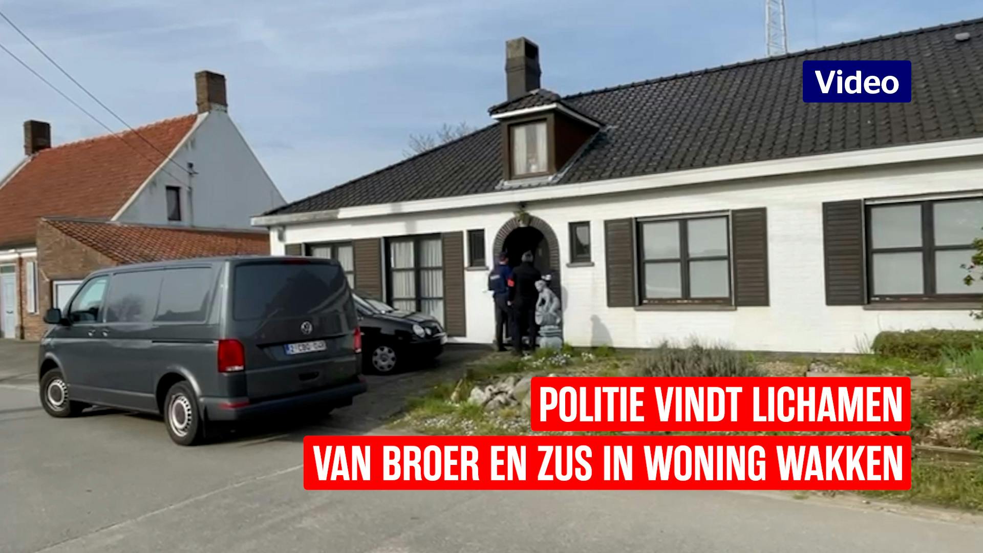 Broer en zus dood aangetroffen in woning in Wakken