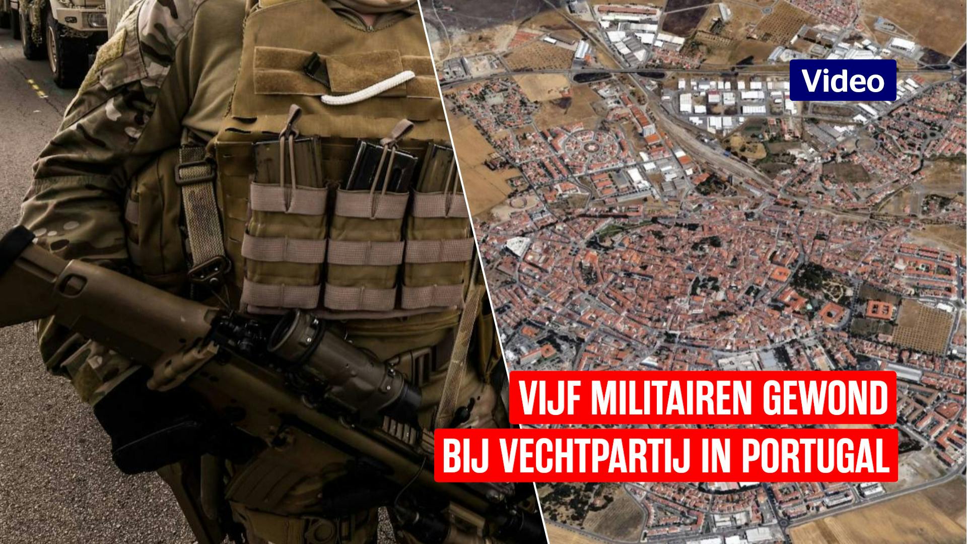 Vechtpartij Met Belgische Militairen In Beja, Portugal