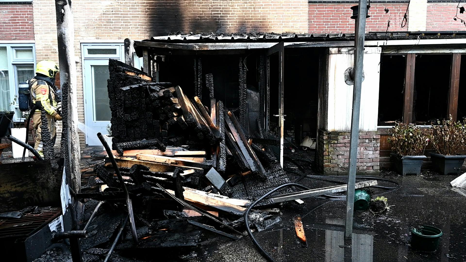 Brand Uitgebroken In Aanbouw Van Woning In Tilburg