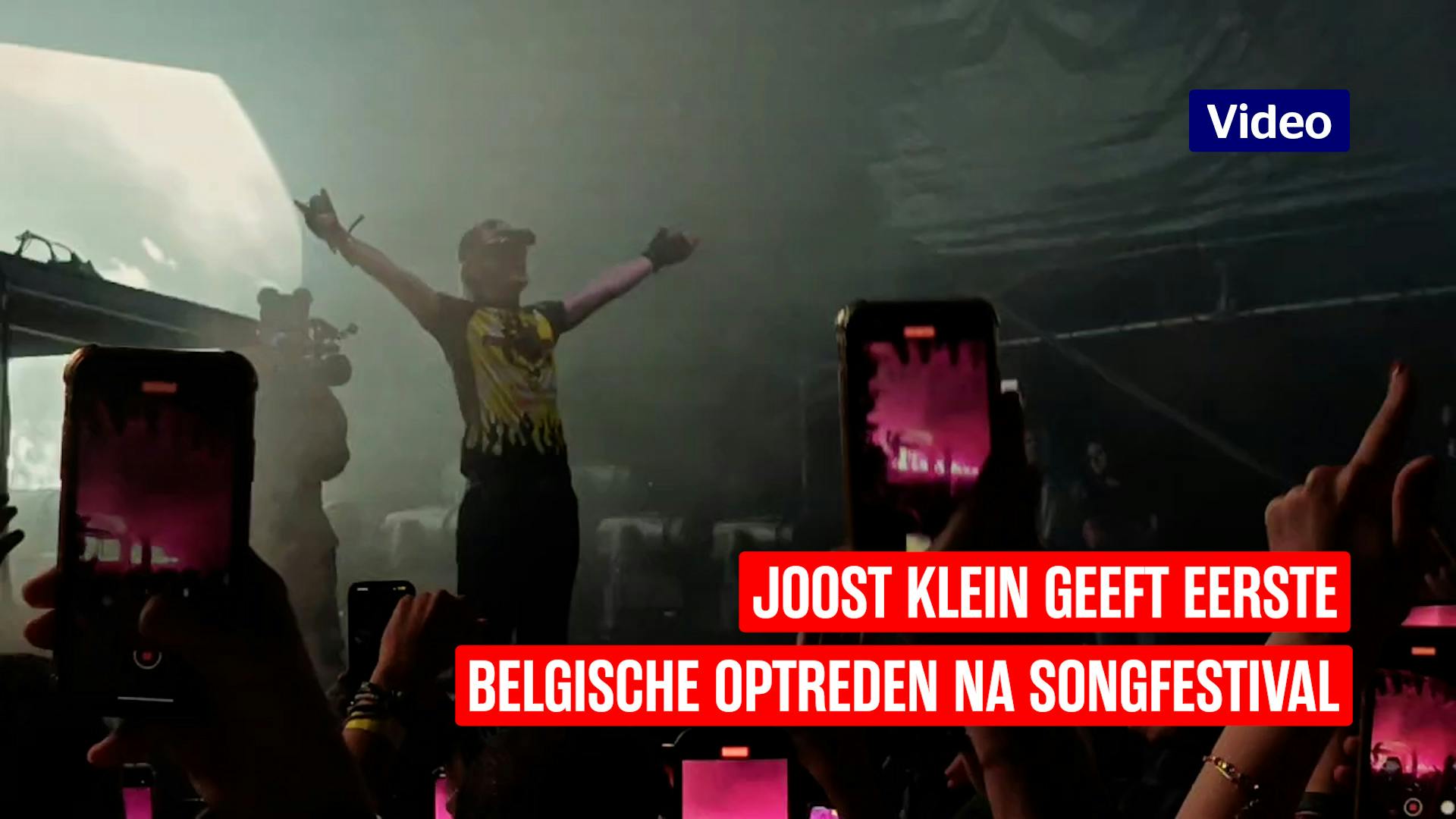 Joost Klein Geeft Eerste Belgische Optreden Na Songfestival